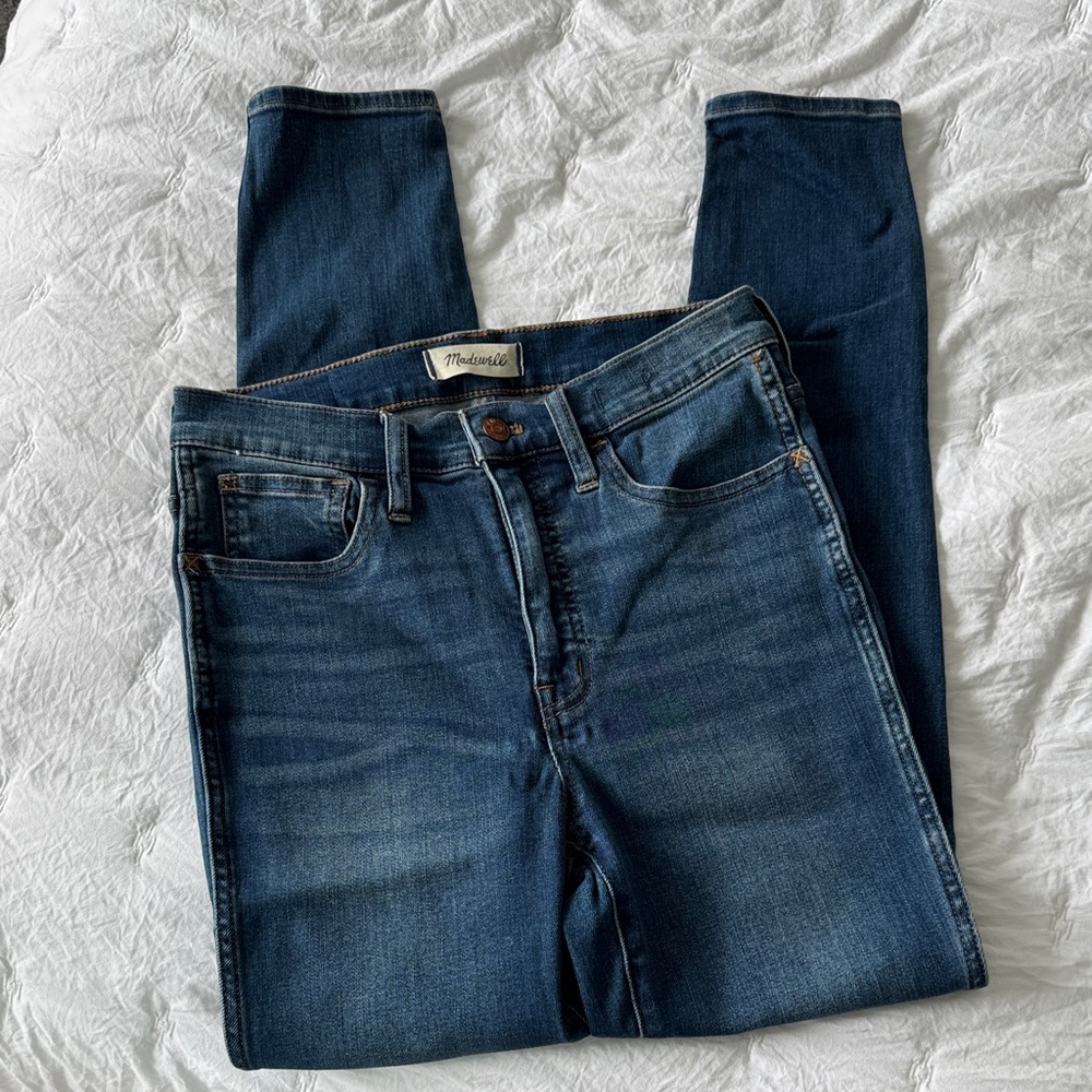 Madewell Women's Dark Blue Skinny Jeans